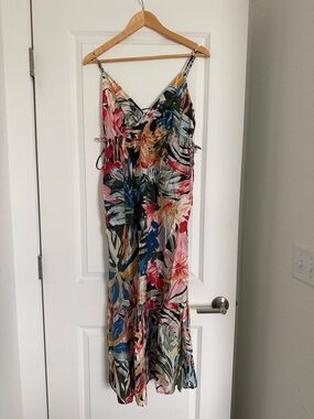 H&M Tropical Floral Dress - Pink, Blue, Green